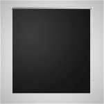Jaluzea opacă rulabilă, 60 x 120 cm, negru, vidaXL