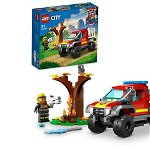 LEGO City - Salvare cu masina de pompieri 4x4 60393