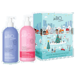 beBIO Cosmetics Set de îngrijire a corpului, gel de duș, 350 ml + loțiune hidratantă, 350 ml, 