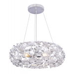 Lustra cromat, 3 becuri, dulie E14, 51500-3H, Globo, Globo Lighting