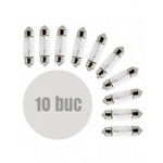 Bec auto SV8.5- 11x35mm 12V 5W Pret / set de 10buc, 