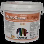 Masa de spaclu decorativa StuccoDecor, auriu, 2,5 l, Caparol