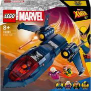 Lego marvel super heroes avionul x jet al x men 76281