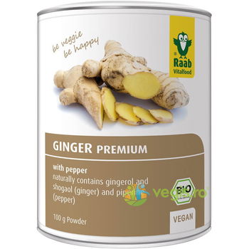 Ghimbir Pudra Ecologic/Bio 100g, RAAB