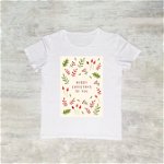 Tricou Merry Christmas To You, vasc, personalizat prin DTG - ACD11012