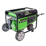 Generator de curent pe benzina Greenfield G-EC7500PEW, portabil, pornire electrica, monofazat, 7 kVA, roti de transport, Greenfield