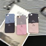 Carcasa pentru iPhone, din plastic dur, model colorat divers, Neer