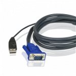 ATEN KVM Cable (HD15-SVGA, USB, USB) - 1.2m, Aten