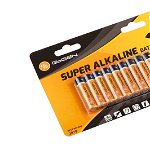 Set baterii Alcaline GoGEN SUPER LR03, 1.5 V, AAA, 800 mAh, 10 bucati, GoGEN