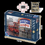 Puzzle Piccadilly Circus London - Puzzle adulți 1000 piese - Peisaje de Noapte, D-Toys