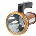 Lanterna LED TD-5900, Putere 100 W, Raza iluminare 500m, cu functie de incarcator - Auriu