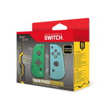Joy-con SteelPlay wireless Twin Pad pentru Nintendo Switch verde si albastru