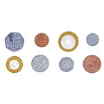 Set de monede de jucarie (lire), Learning Resources, 2-3 ani +, Learning Resources