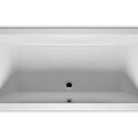 Cadă de baie dreptunghiulară Riho Lugo 170x75x47 cm acril alb BT0100500000000