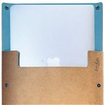 Husa laptop 13,4" ultra slim sleeve, bej cu interior din tesatura lana