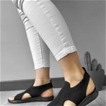 Sandale dama negre CL19, 