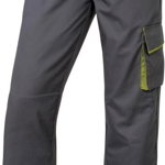 Pantaloni de lucru, Delta Plus, XL, Gri/Lime, Delta Plus