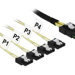 Cablu delock Mini SAS - 4x SAS + Molex (83146)