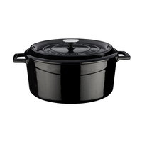Cratita fonta, 28cm/6,7L, "Trendy", Negru - LAVA, Lava