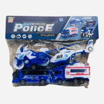 Set 4 vehicule Police, 28.5×22×5cm, +3ani, en-gros, 