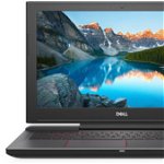 Notebook / Laptop DELL Gaming 15.6'' G5 5587, FHD, Procesor Intel® Core™ i7-8750H (9M Cache, up to 4.10 GHz), 16GB DDR4, 1TB + 256GB SSD, GeForce GTX 1050 Ti 4GB, Linux, Black, 3Yr CIS