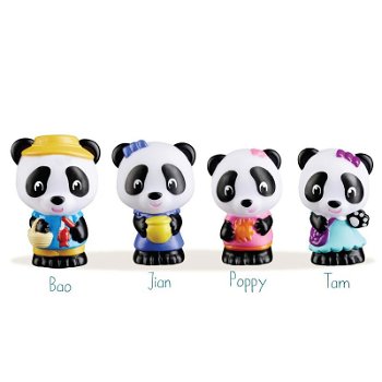 Set 4 figurine - Familia de Ursuleti Panda | Klorofil, Klorofil
