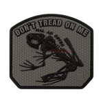 PATCH CAUCIUC - DON T TREAD ON ME FROG - GREEN, JTG