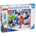 Puzzle Ravensburger Marvel Avengers 100 Piese, Ravensburger