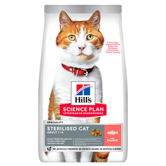 Hrana uscata pisici, Hill's Science Plan Feline Adult Sterilised Salmon, 1.5 kg, Hills Hrana uscata pisici, Hill's Science Plan Feline Adult Sterilised Salmon, 1.5 kg, Hills