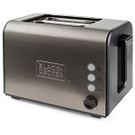 Toaster 7 trepte Black+Decker 900 W, Black + Decker Appliances