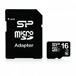 Card memorie Silicon Power Microsdhc 16GB Clasa 10 + Adaptor