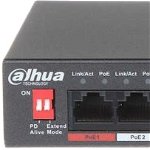 Dahua switch 8 porturi gigabit pfs3010-8gt-96 v2 unmanaged interfata: 8 x 10/100/1000 2 x uplink