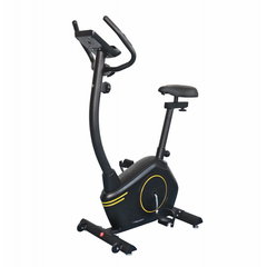 Bicicleta magnetica verticala TECHFIT® B410N, volanta 6 kg, 8 trepte rezistenta magnetica, Utilizator 120 Kg, sezut si maner ajustabil, senzori puls, pedale antiderapante, display multifunctional, uz casnic