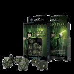 Elvish Dice Set black & glow-in-the-dark, Fantasy Flight Games