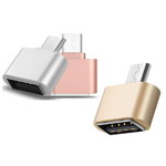 Smart Adaptor negru tip OTG din USB in USB Type C, Smart Protection