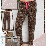 Pantaloni de pijama cu imprimeu multicolor, 