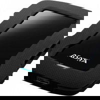 Hard Disk extern ADATA Durable HD330, 2TB, USB 3.2 Gen1, negru