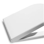 Capac WC din duroplast, Roca Nexo A80164A004, alb, inchidere lenta