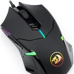 Redragon M601-RGB Gaming Mouse Backlit Wired Ergonomic 7 Buttons Programmable Mouse Centrophorus with 7200 DPI Macro Recording & Weight Tuning Set for Windows PC (White)
