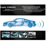 Senzori parcare spate CAR VISION SP001-4, 4 senzori, negru