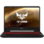 Laptop Gaming ASUS TUF FX505GE cu procesor Intel® Core™ i7-8750H pana la 4.10 GHz, Coffee Lake, 15.6", Full HD, IPS, 8GB, 1TB FireCuda, NVIDIA GeForce GTX 1050 Ti 4GB, Free DOS, Black