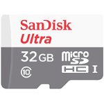 Card de memorie SanDisk Ultra microSDHC SDSQUNR-032G-GN3MN, 32GB, UHS-I, Clasa 10, SanDisk