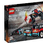 Camion si motocicleta pentru cascadorii lego technic, Lego