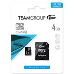 Card memorie MICRO SD 4GB CU ADAPTOR, KlaussTech