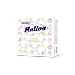 Servetele masa MALIVA Print 33*33cm, 50 buc/ set alb-print, 