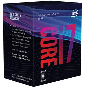 Procesor Intel Core i7 8700 3.2 GHz, Socket 1151 V2, Intel