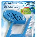 Odorizant Toaleta Misavan Wc Block Blue, 40g Double, MISAVAN