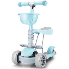 Trotineta cu roti luminoase, Action One, Funride, Blue, Action One