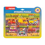 PUZZLE TRAFIC, 17 PIESE, PUEDO TOYS