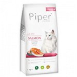 Hrană uscata pentru pisici sterilizate , Piper Sterilised Cat cu Carne de Somon 3kg, Dolina